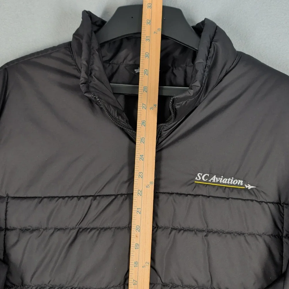 The North Face Puffer Jacket Mens XXXL‎ Black SC Aviation Quilted Full Zip Coat